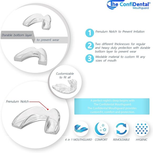 The ConfiDental - Moldable Mouth Guard for Teeth Grinding - Picture 2 of 8